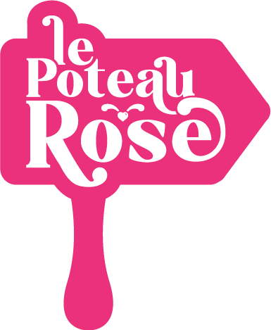 Logo court Poteau Rose
